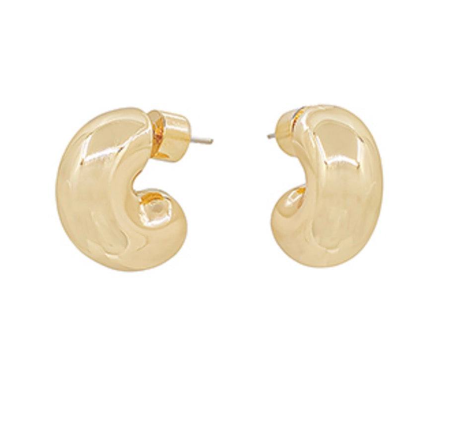 25mm Gold Hoop Earrings
