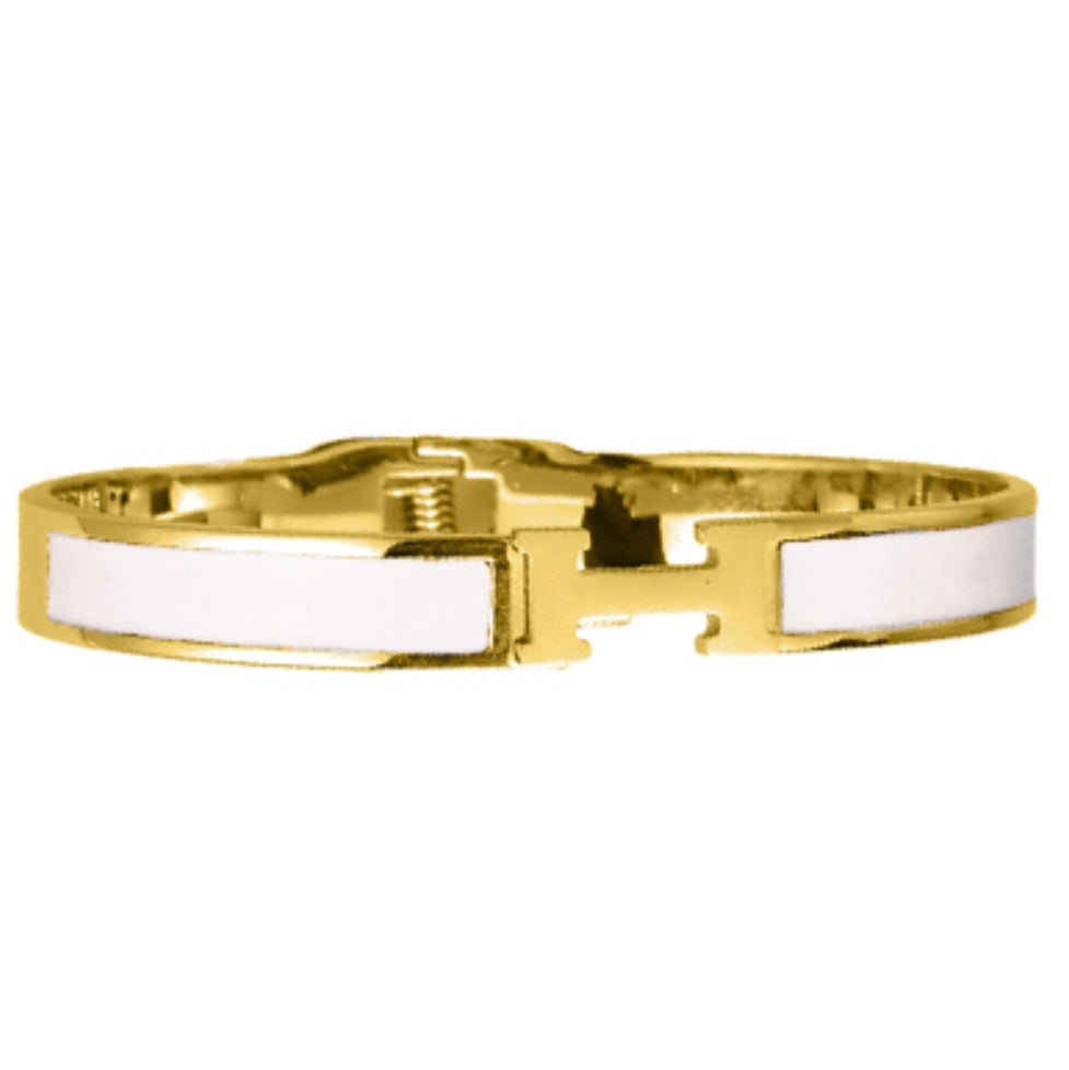 Chic H Bracket Bracelet