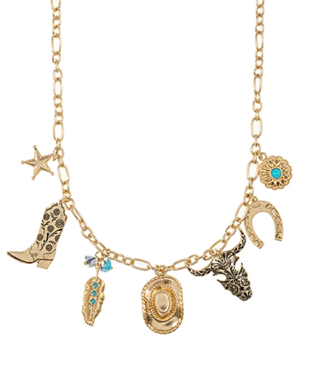 Western Style Charm Necklace