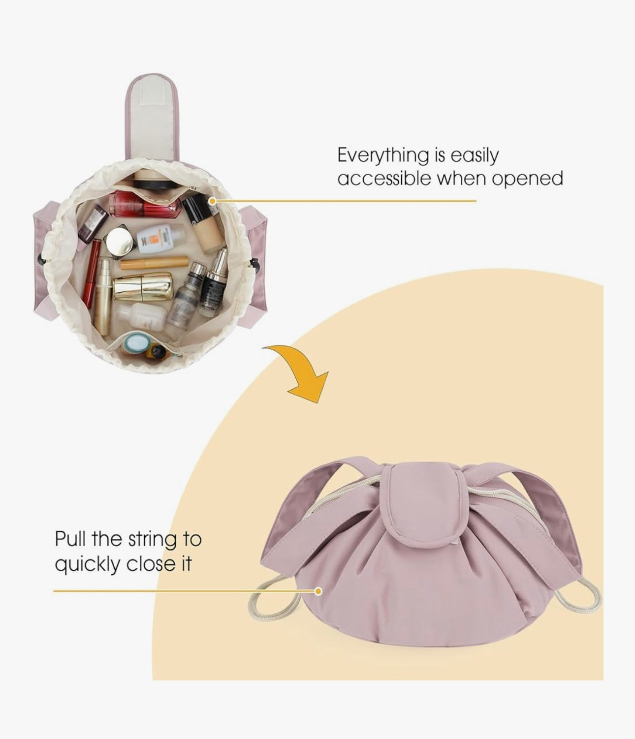 Narwey Drawstring Makeup Bag