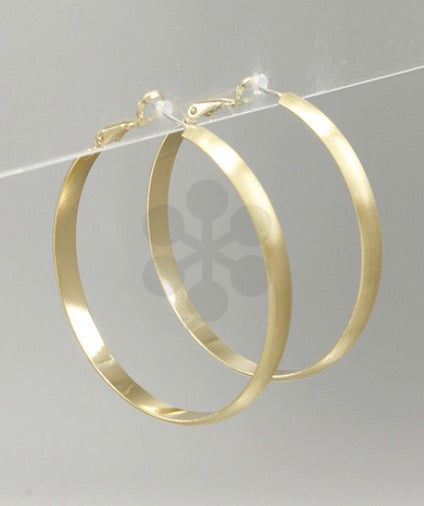 Classic Gold Hoops