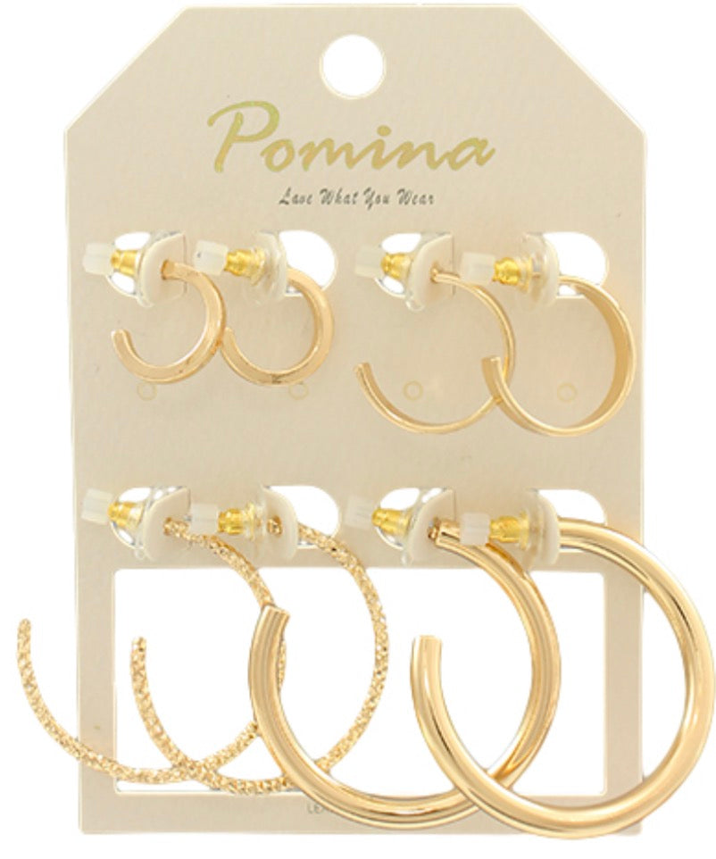 4 Size Hoop Set