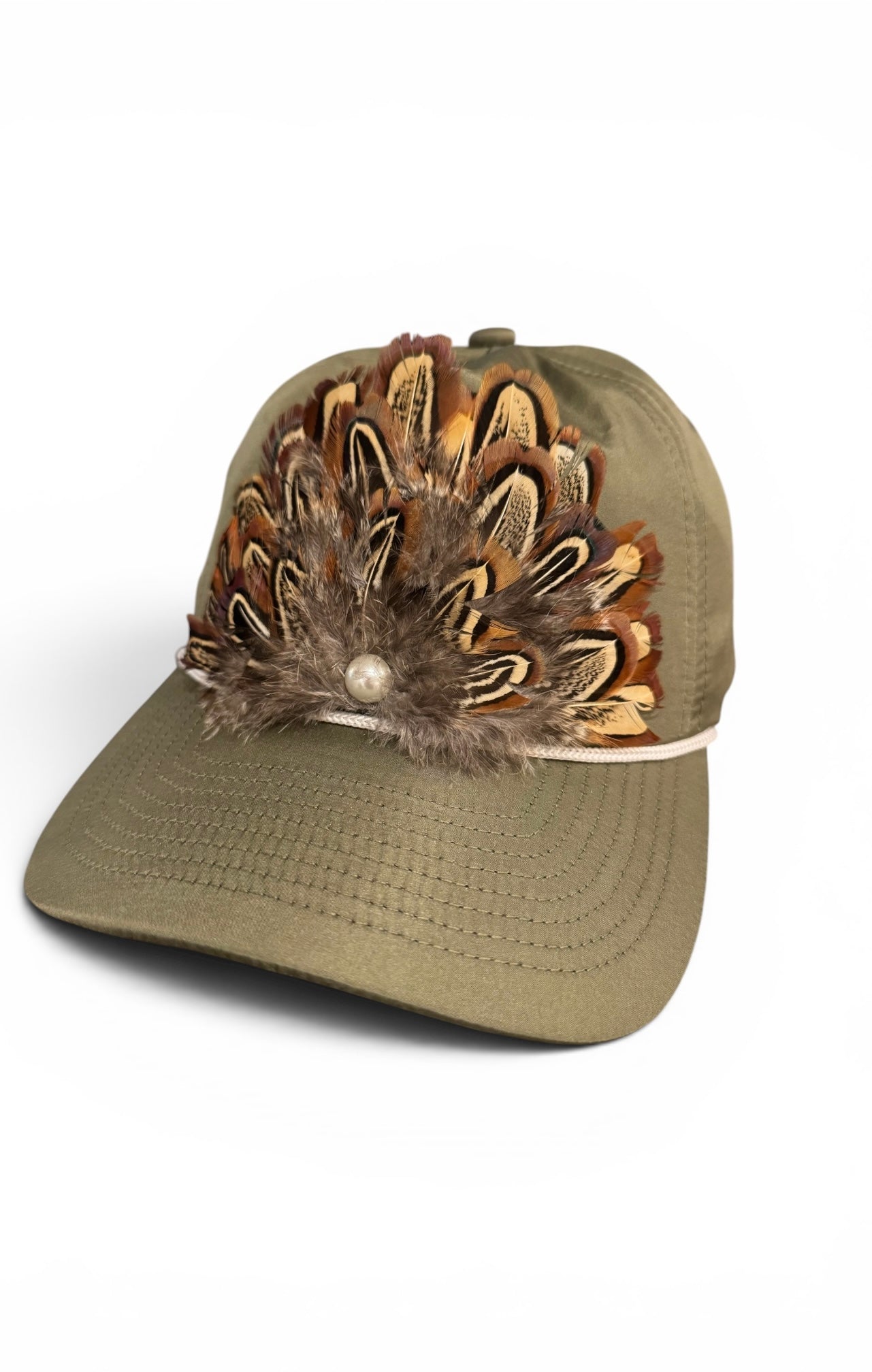 Green Feather Hat