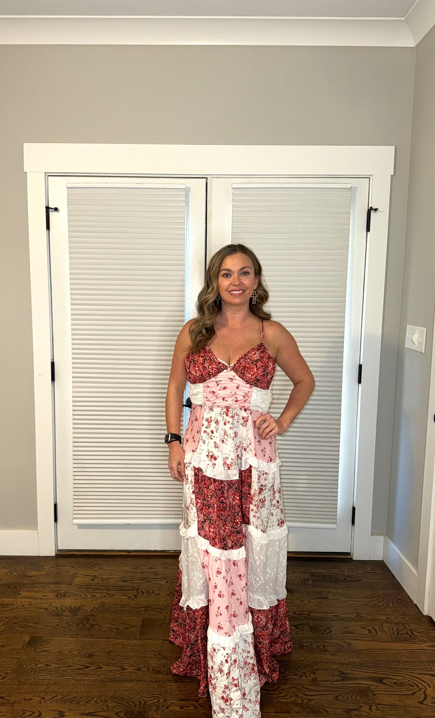 Boho Floral Maxi Dress