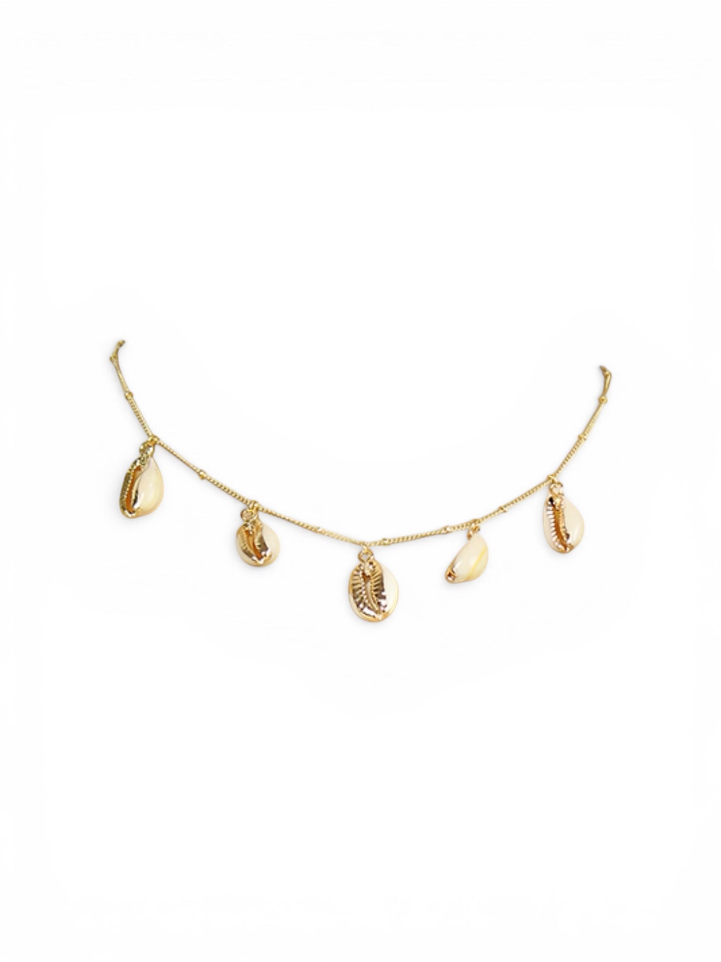 Cowrie Shells Dangle Choker