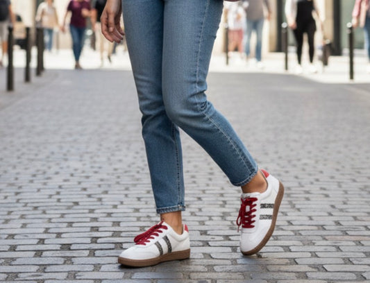 Corkys Heads Up White Sneaker