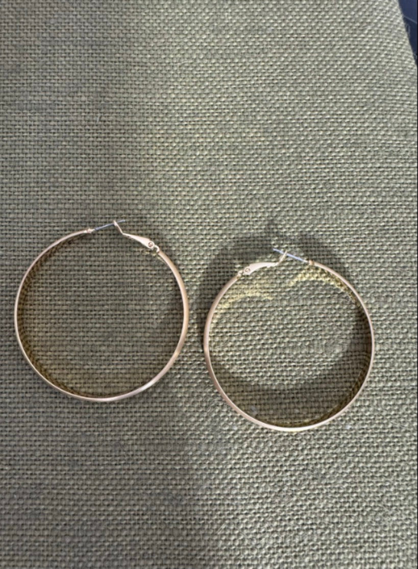 Classic Gold Hoops