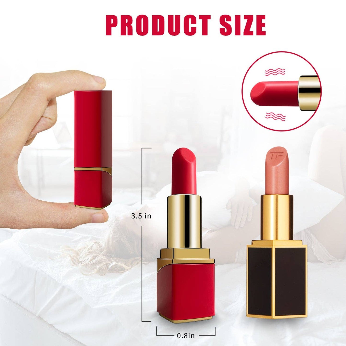 Multi Frequency Vibrating Lipstick