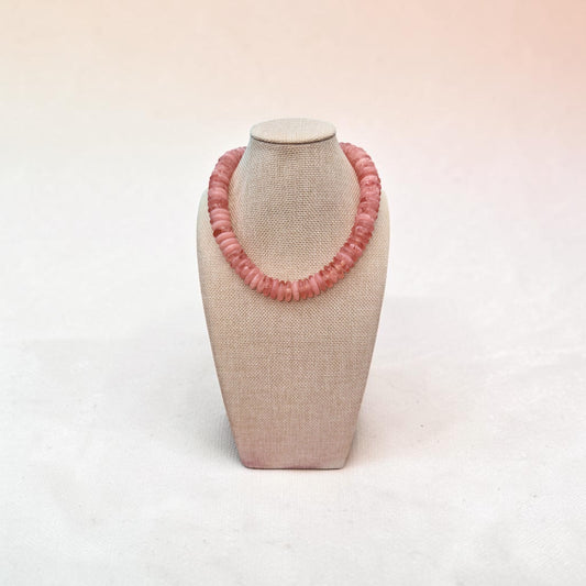 Disk Beaded Necklace