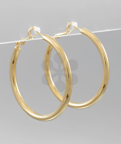 Hypoallergenic Gold Hoops