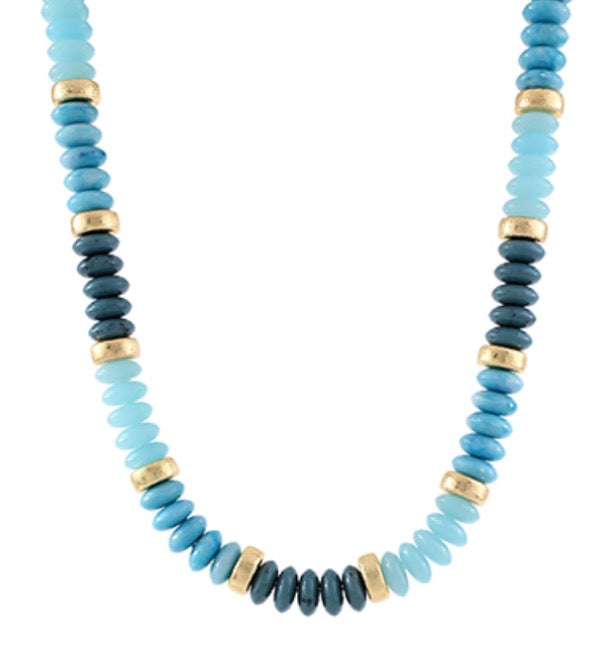 Wide Beaded Necklace