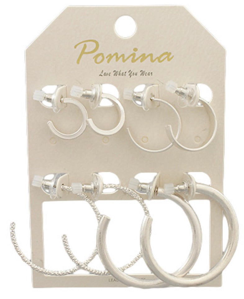 4 Size Hoop Set
