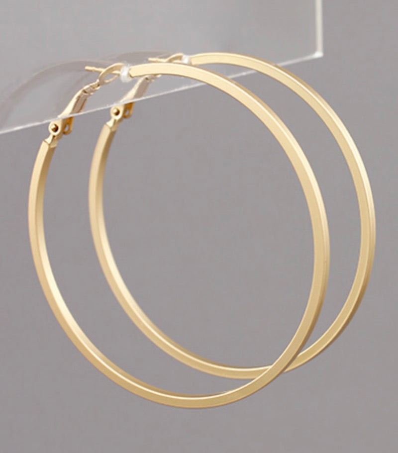 Classic Gold Hoops