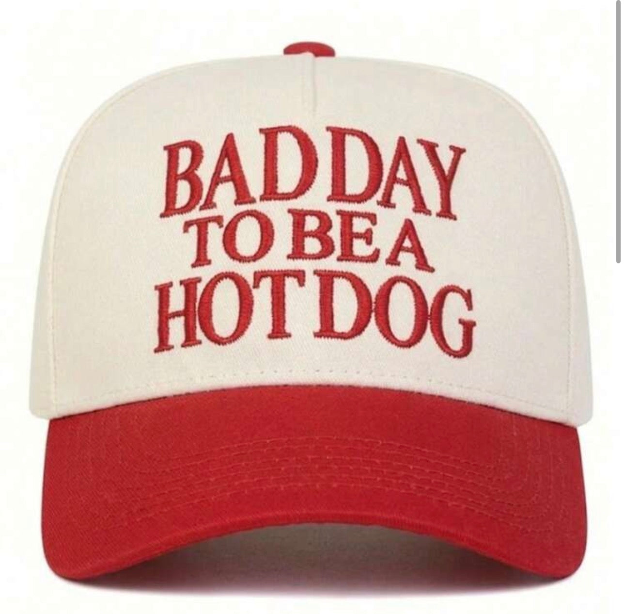 Bad Day To Be A Hotdog Baseball Cap