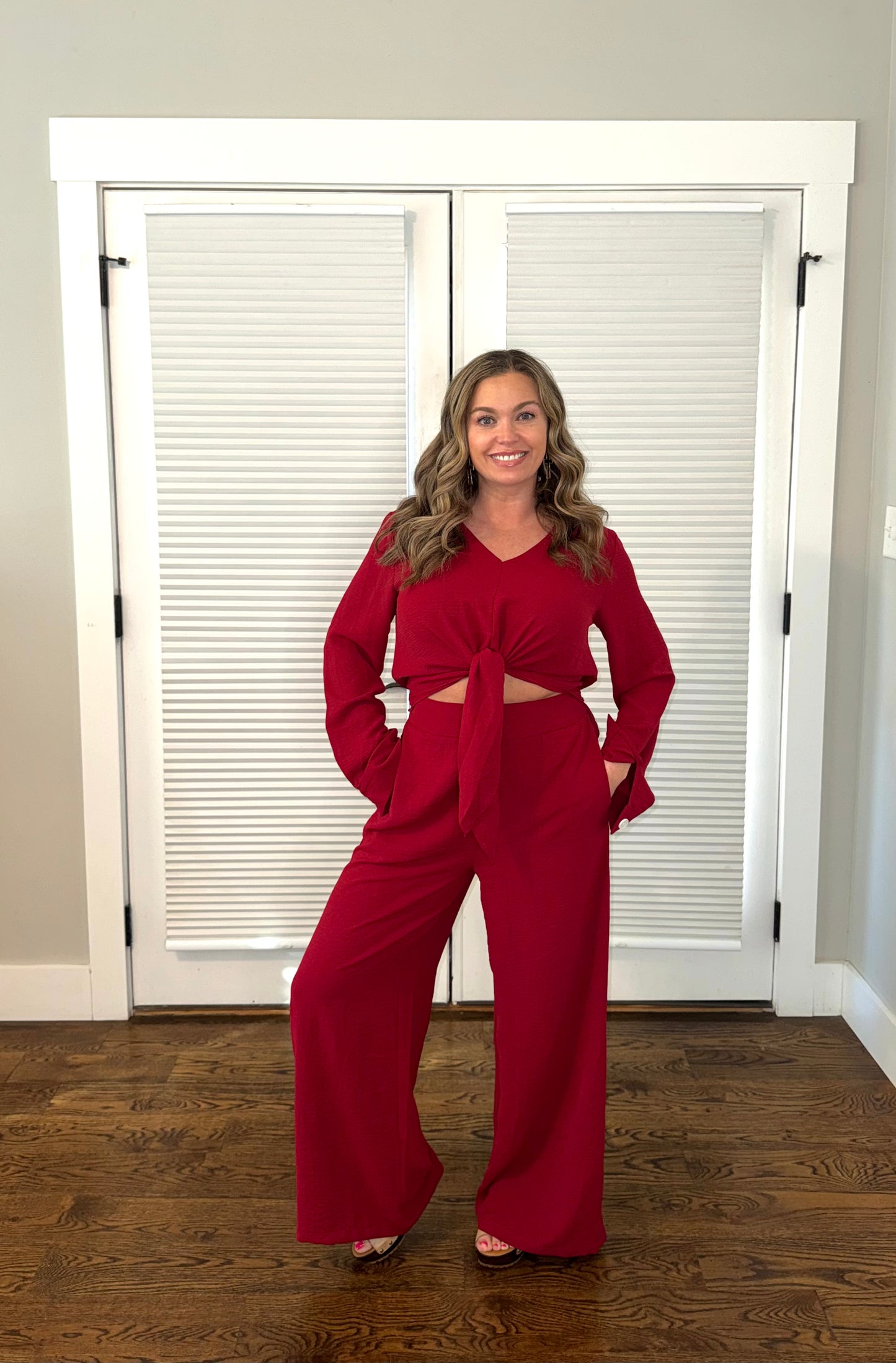 2 Piece Long Sleeve Pant Set