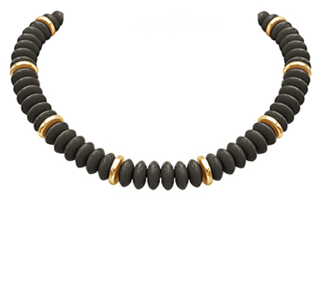 Gameday Rondelle Beaded Necklace