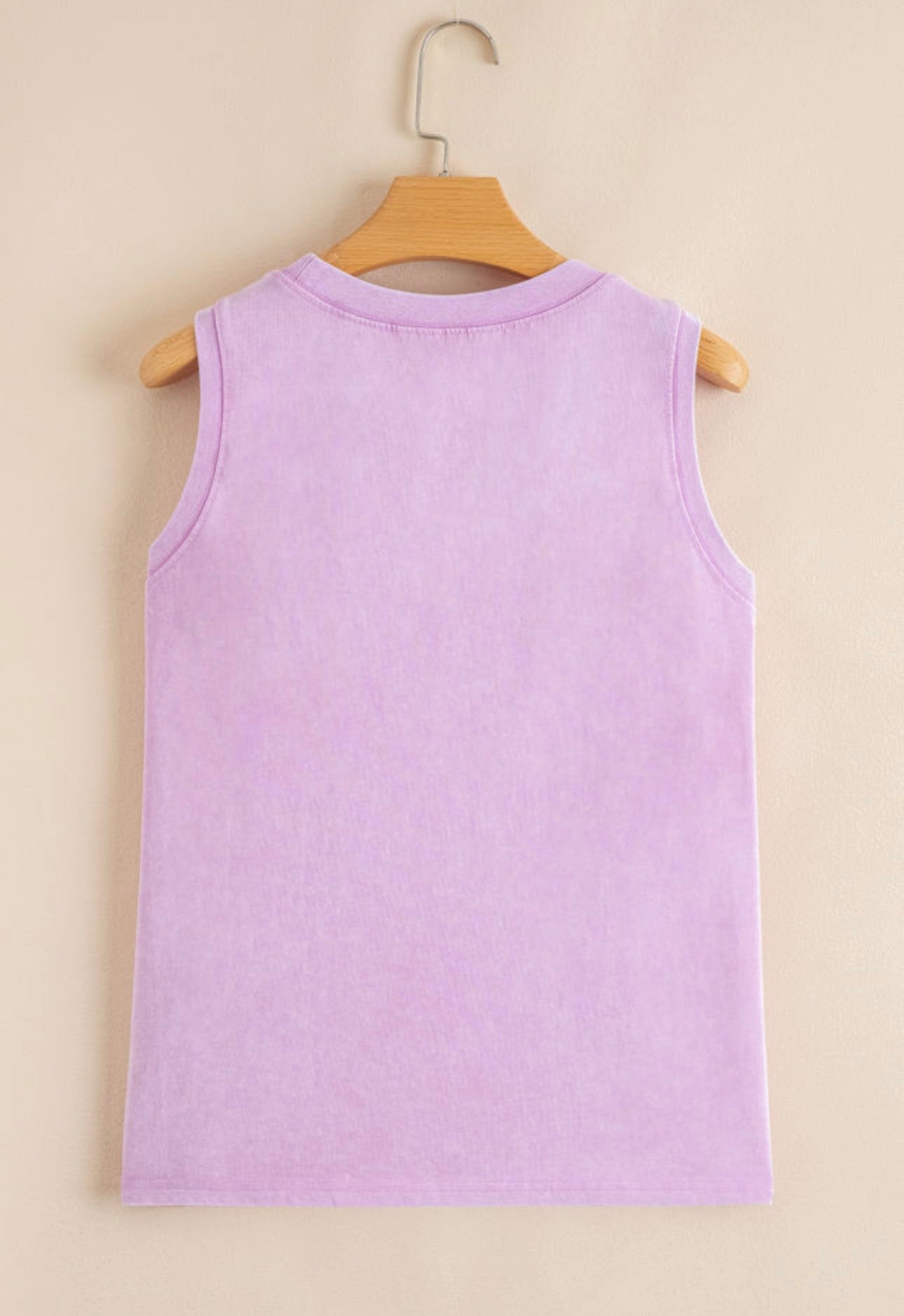 Purple Mineral Washed Tank Top