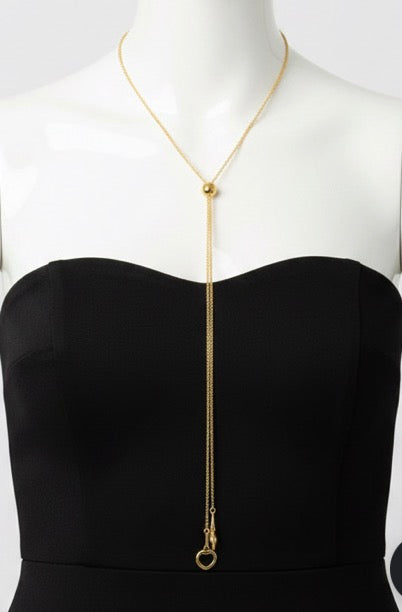 Horsebit Bolo Style Necklace