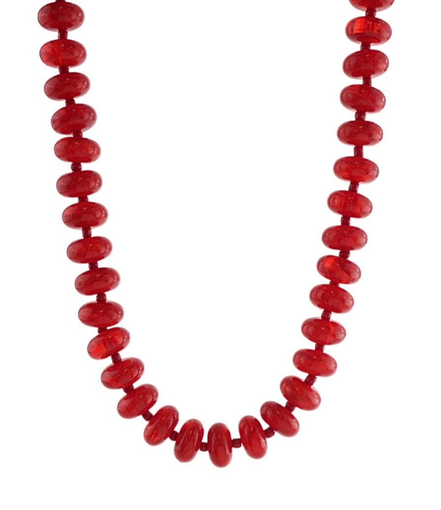 Flat Beaded Necklace