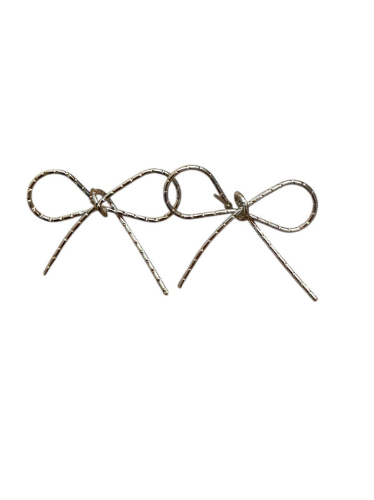 Wired Ribbon Bow Earrings