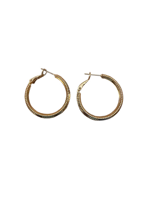 Braided Gold Hoops