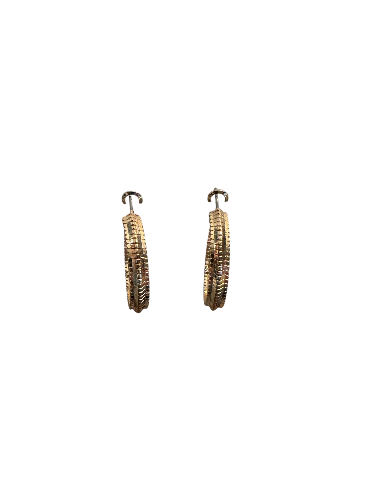Braided Gold Hoops