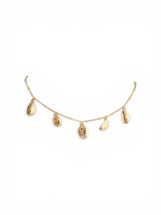 Cowrie Shells Dangle Choker