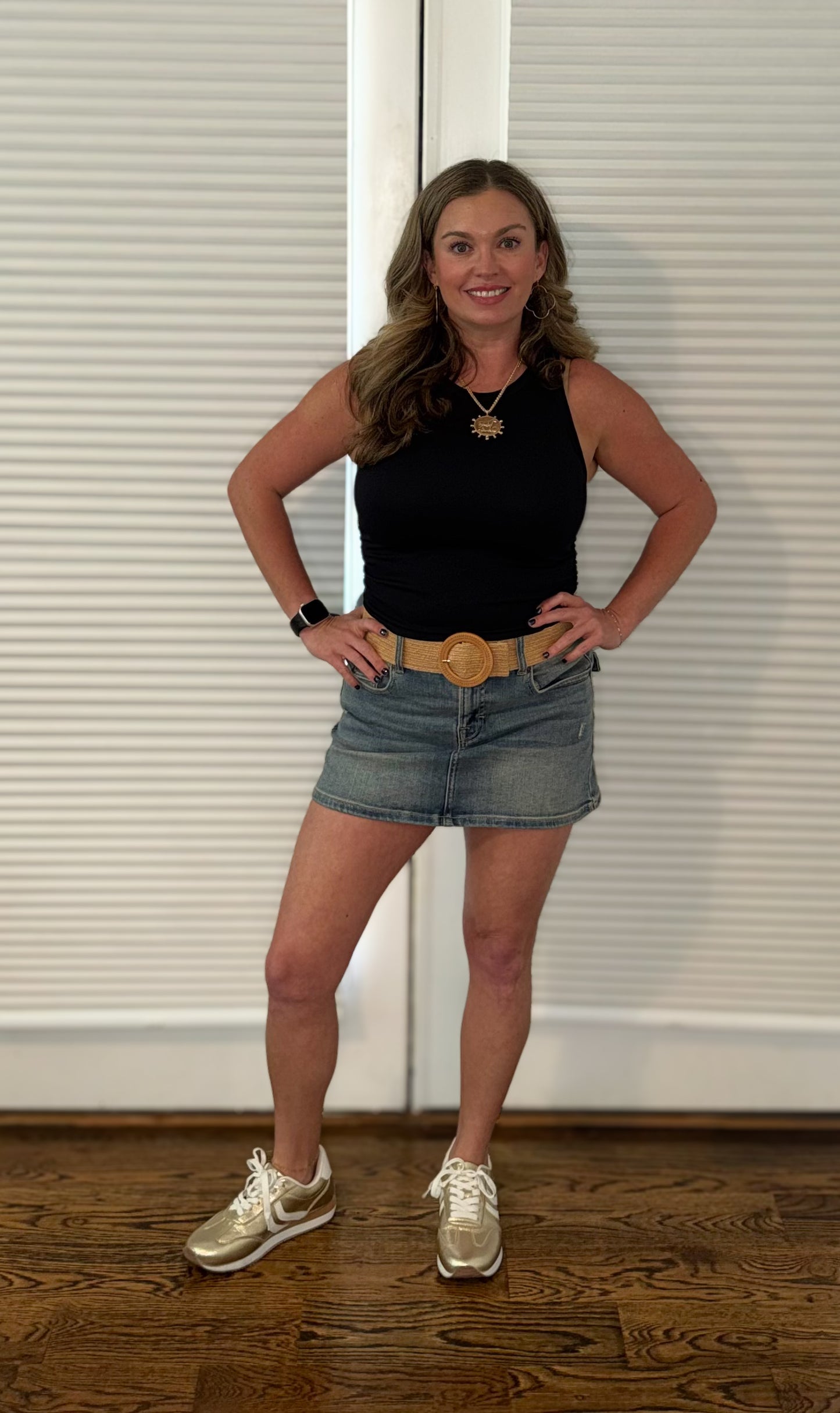 Hidden Jean Skirt -                   The Shana 2.0