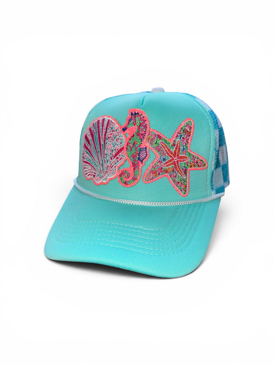 Seashell Beach Trucker Hat