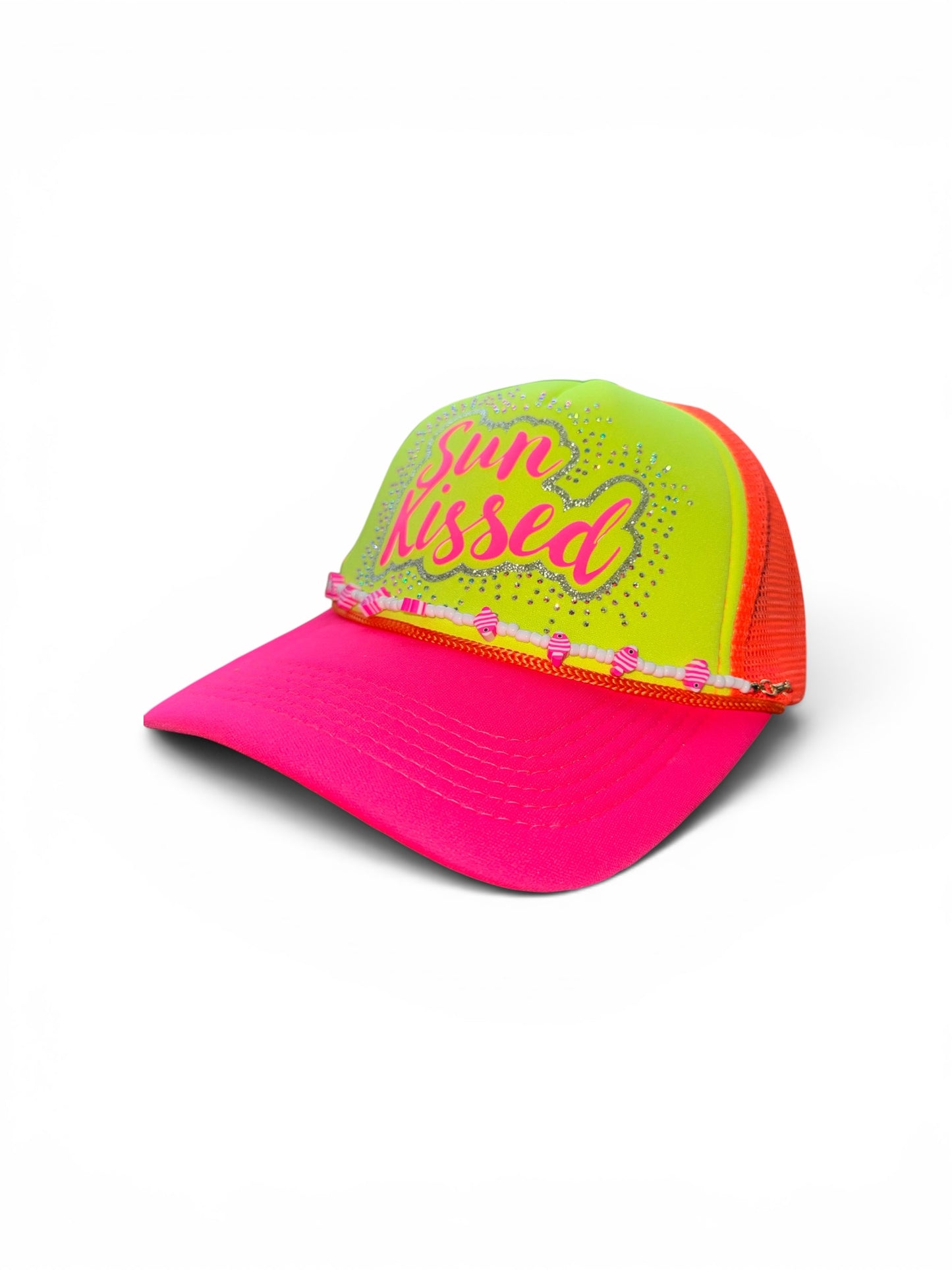 Sun-kissed Neon Trucker Hat