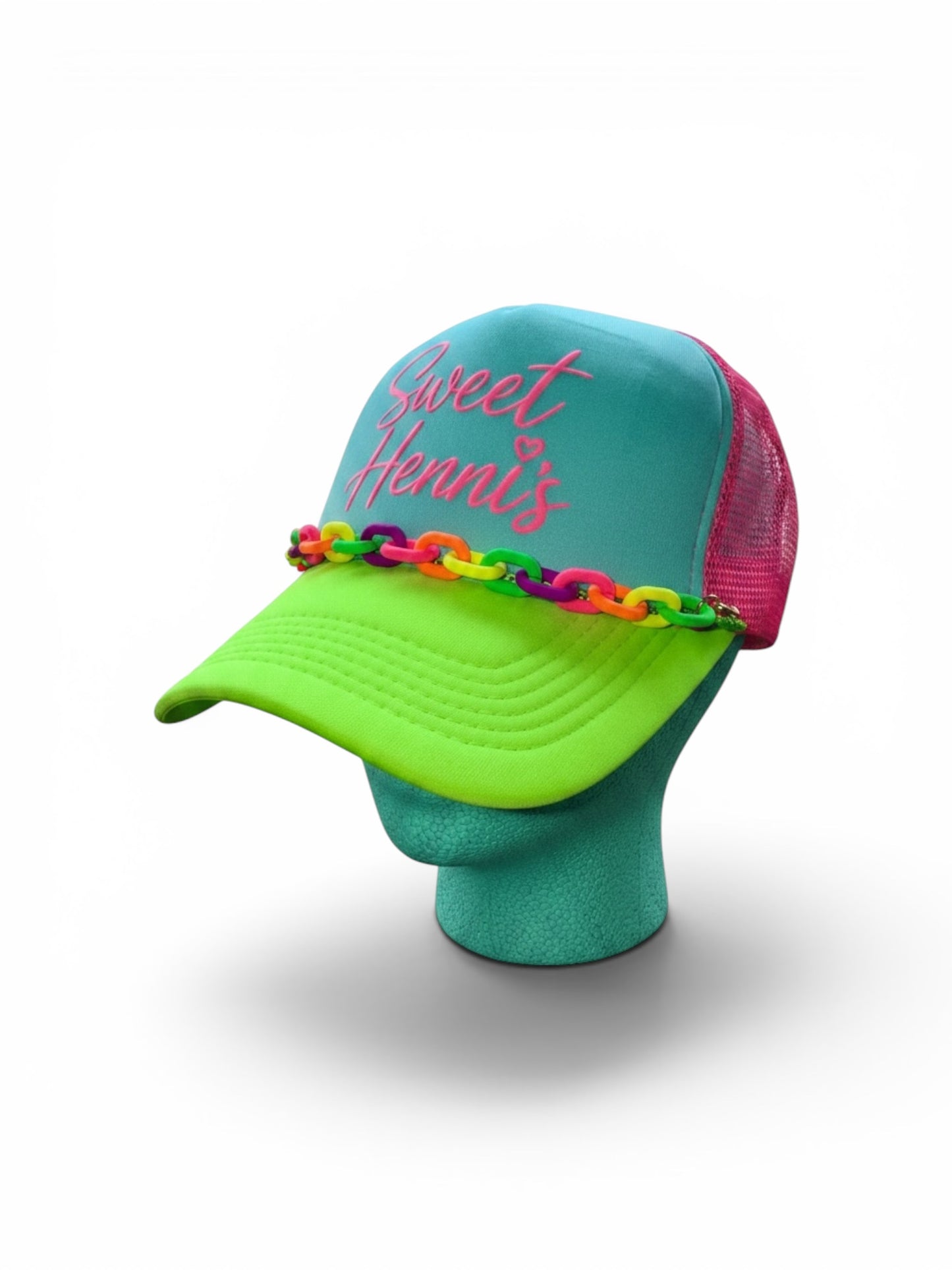 Sweet Henni’s Neon Summer Trucker Hat