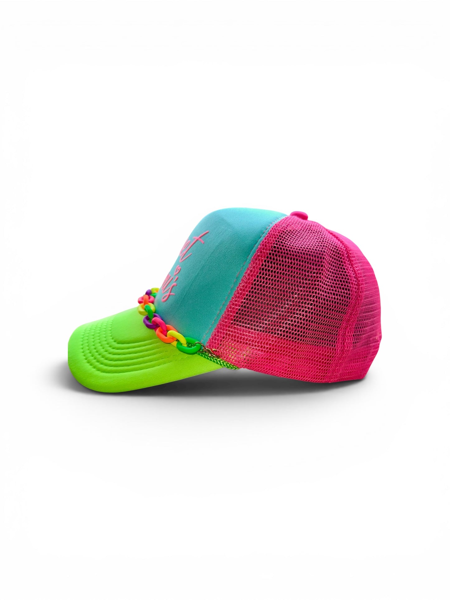 Sweet Henni’s Neon Summer Trucker Hat