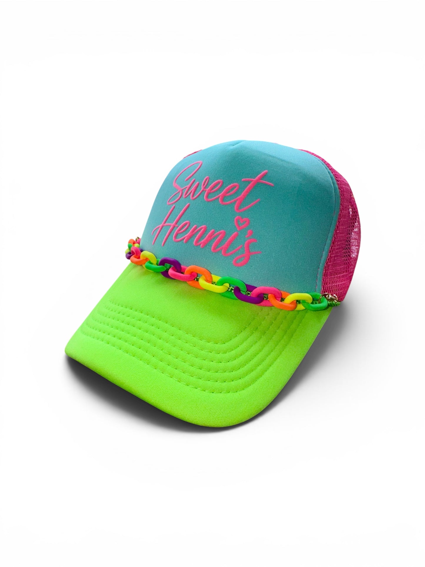 Sweet Henni’s Neon Summer Trucker Hat